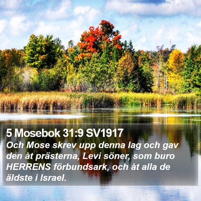 5 Mosebok 31:9 SV1917 Bible Verse Image