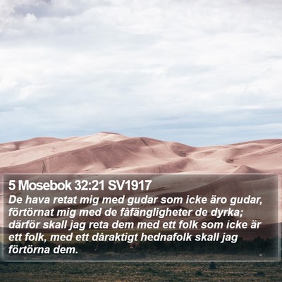 5 Mosebok 32:21 SV1917 Bible Verse Image