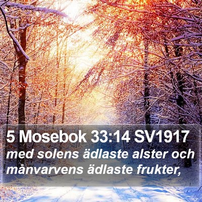 5 Mosebok 33:14 SV1917 Bible Verse Image