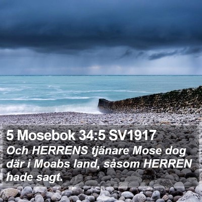 5 Mosebok 34:5 SV1917 Bible Verse Image