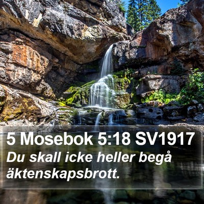 5 Mosebok 5:18 SV1917 Bible Verse Image