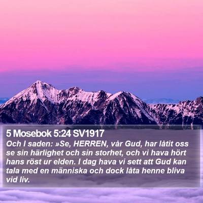 5 Mosebok 5:24 SV1917 Bible Verse Image