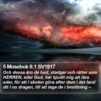 5 Mosebok 6:1 SV1917 Bible Verse Image