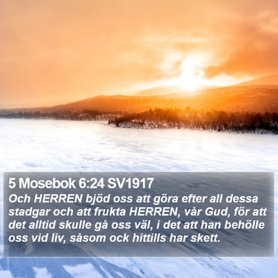 5 Mosebok 6:24 SV1917 Bible Verse Image