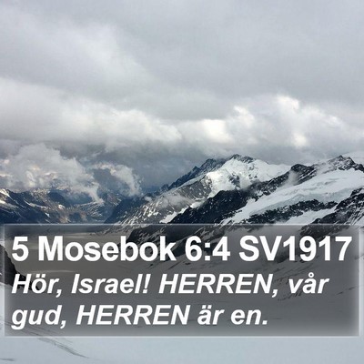 5 Mosebok 6:4 SV1917 Bible Verse Image