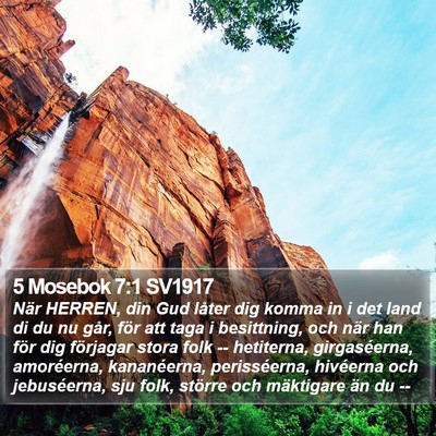 5 Mosebok 7:1 SV1917 Bible Verse Image