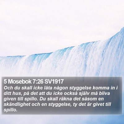 5 Mosebok 7:26 SV1917 Bible Verse Image