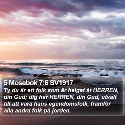 5 Mosebok 7:6 SV1917 Bible Verse Image