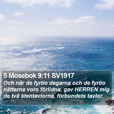 5 Mosebok 9:11 SV1917 Bible Verse Image