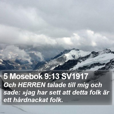 5 Mosebok 9:13 SV1917 Bible Verse Image