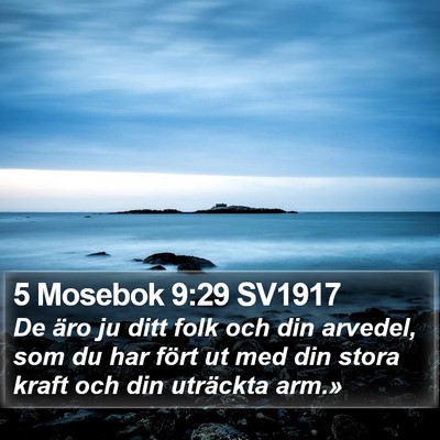 5 Mosebok 9:29 SV1917 Bible Verse Image