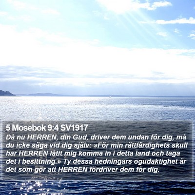 5 Mosebok 9:4 SV1917 Bible Verse Image
