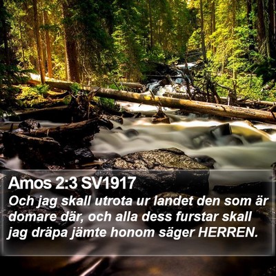 Amos 2:3 SV1917 Bible Verse Image