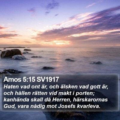 Amos 5:15 SV1917 Bible Verse Image