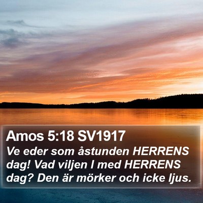 Amos 5:18 SV1917 Bible Verse Image