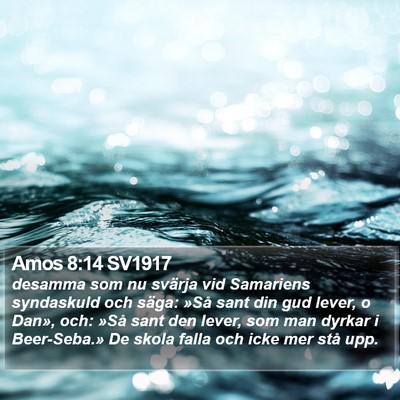 Amos 8:14 SV1917 Bible Verse Image