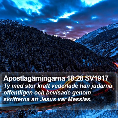 Apostlagärningarna 18:28 SV1917 Bible Verse Image