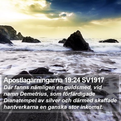 Apostlagärningarna 19:24 SV1917 Bible Verse Image