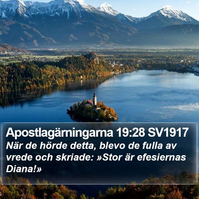 Apostlagärningarna 19:28 SV1917 Bible Verse Image