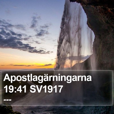 Apostlagärningarna 19:41 SV1917 Bible Verse Image