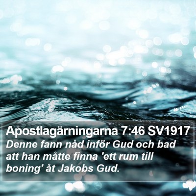 Apostlagärningarna 7:46 SV1917 Bible Verse Image