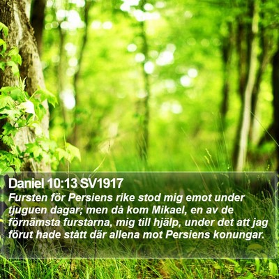 Daniel 10:13 SV1917 Bible Verse Image