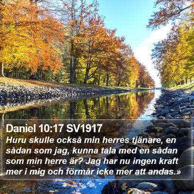 Daniel 10:17 SV1917 Bible Verse Image
