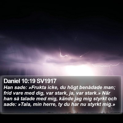 Daniel 10:19 SV1917 Bible Verse Image