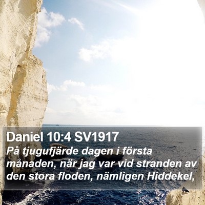 Daniel 10:4 SV1917 Bible Verse Image
