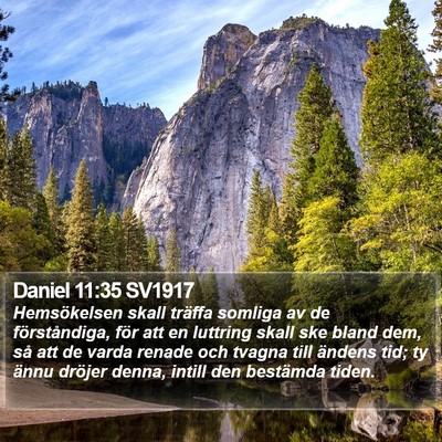 Daniel 11:35 SV1917 Bible Verse Image