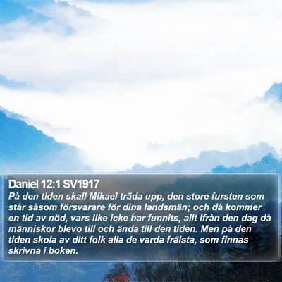 Daniel 12:1 SV1917 Bible Verse Image