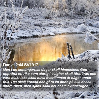Daniel 2:44 SV1917 Bible Verse Image