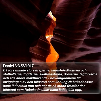 Daniel 3:3 SV1917 Bible Verse Image