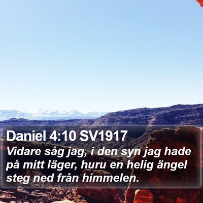 Daniel 4:10 SV1917 Bible Verse Image