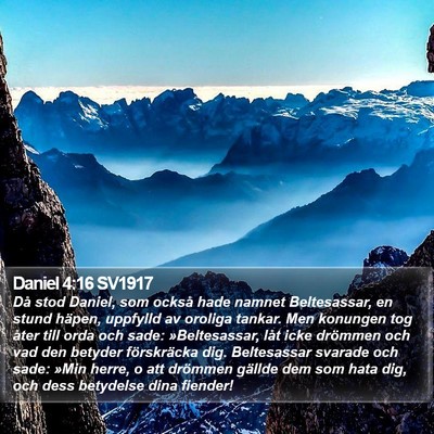 Daniel 4:16 SV1917 Bible Verse Image