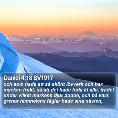 Daniel 4:18 SV1917 Bible Verse Image