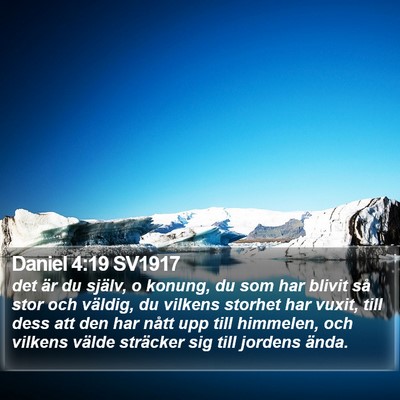 Daniel 4:19 SV1917 Bible Verse Image