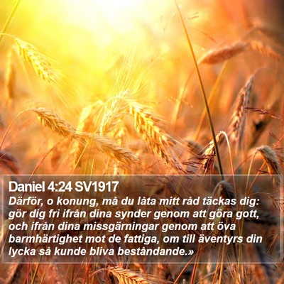 Daniel 4:24 SV1917 Bible Verse Image