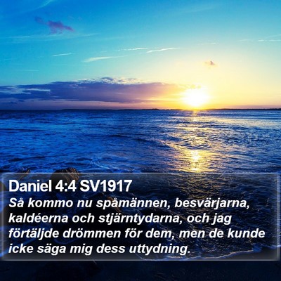 Daniel 4:4 SV1917 Bible Verse Image