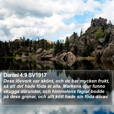 Daniel 4:9 SV1917 Bible Verse Image