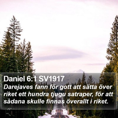 Daniel 6:1 SV1917 Bible Verse Image