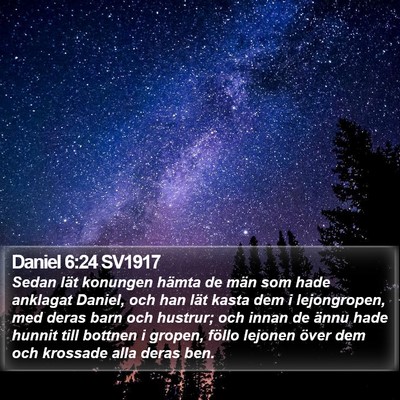Daniel 6:24 SV1917 Bible Verse Image