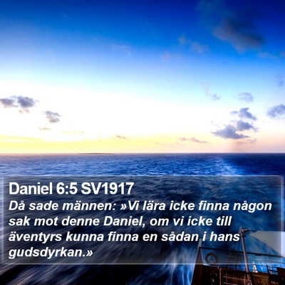 Daniel 6:5 SV1917 Bible Verse Image