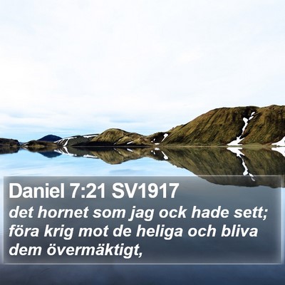 Daniel 7:21 SV1917 Bible Verse Image