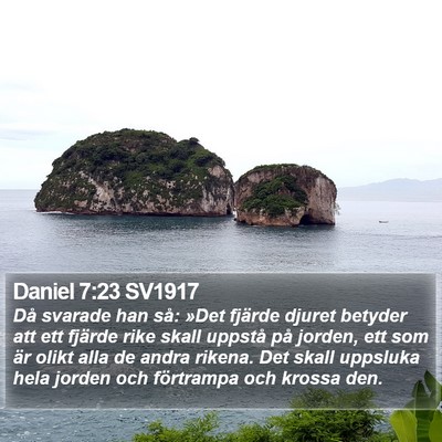 Daniel 7:23 SV1917 Bible Verse Image