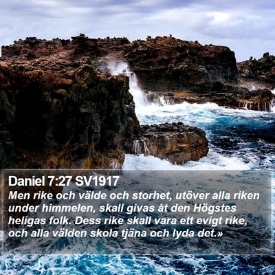 Daniel 7:27 SV1917 Bible Verse Image