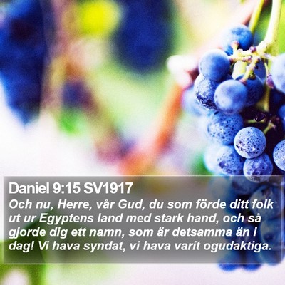 Daniel 9:15 SV1917 Bible Verse Image