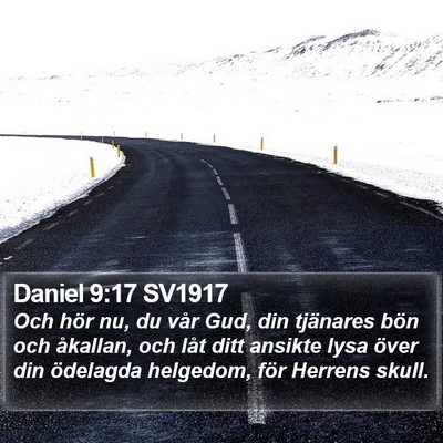Daniel 9:17 SV1917 Bible Verse Image