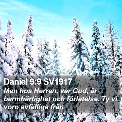 Daniel 9:9 SV1917 Bible Verse Image