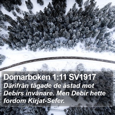 Domarboken 1:11 SV1917 Bible Verse Image